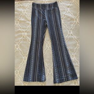 No Boundaries Black and White Wide Leg Pants